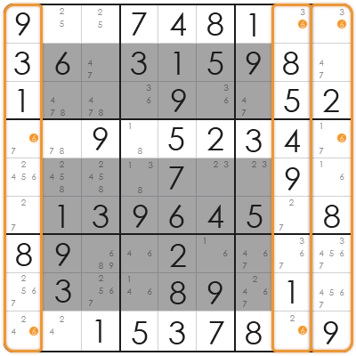 sudoku candidate identification